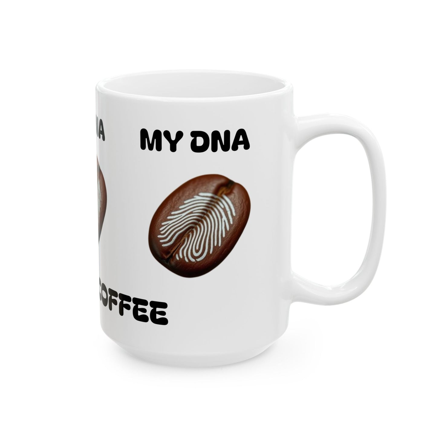 My DNA Fingerprints Ceramic Mug, (11oz, 15oz)