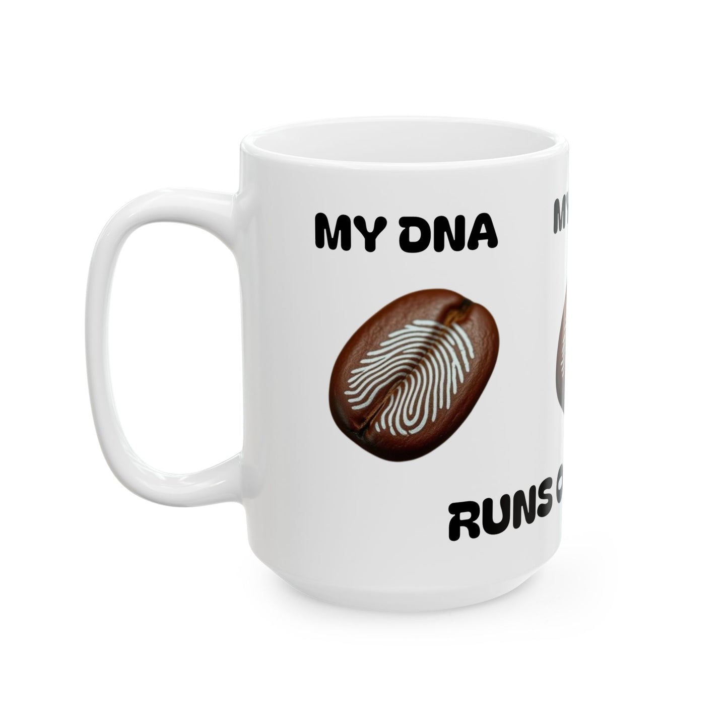 My DNA Fingerprints Ceramic Mug, (11oz, 15oz)