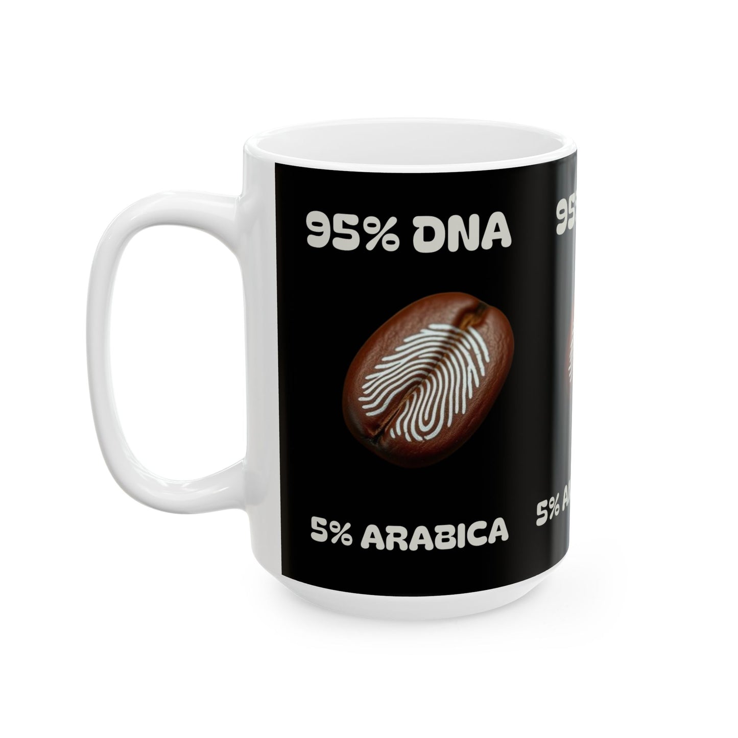 95% DNA Ceramic Mug, (11oz, 15oz)