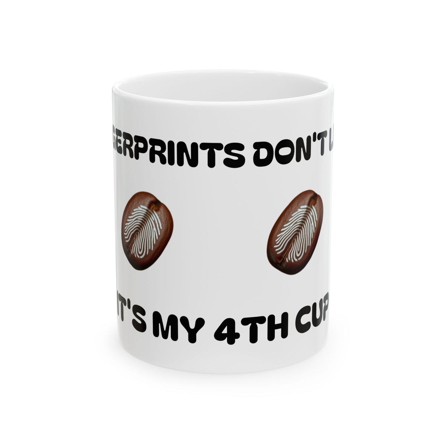Fingerprits Don't Lie Fingerprints Ceramic Mug, (11oz, 15oz)