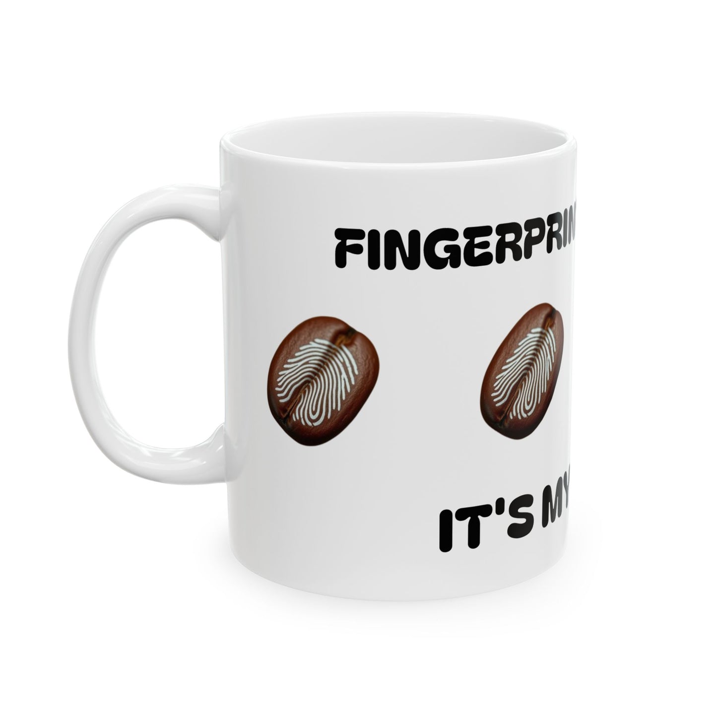 Fingerprits Don't Lie Fingerprints Ceramic Mug, (11oz, 15oz)