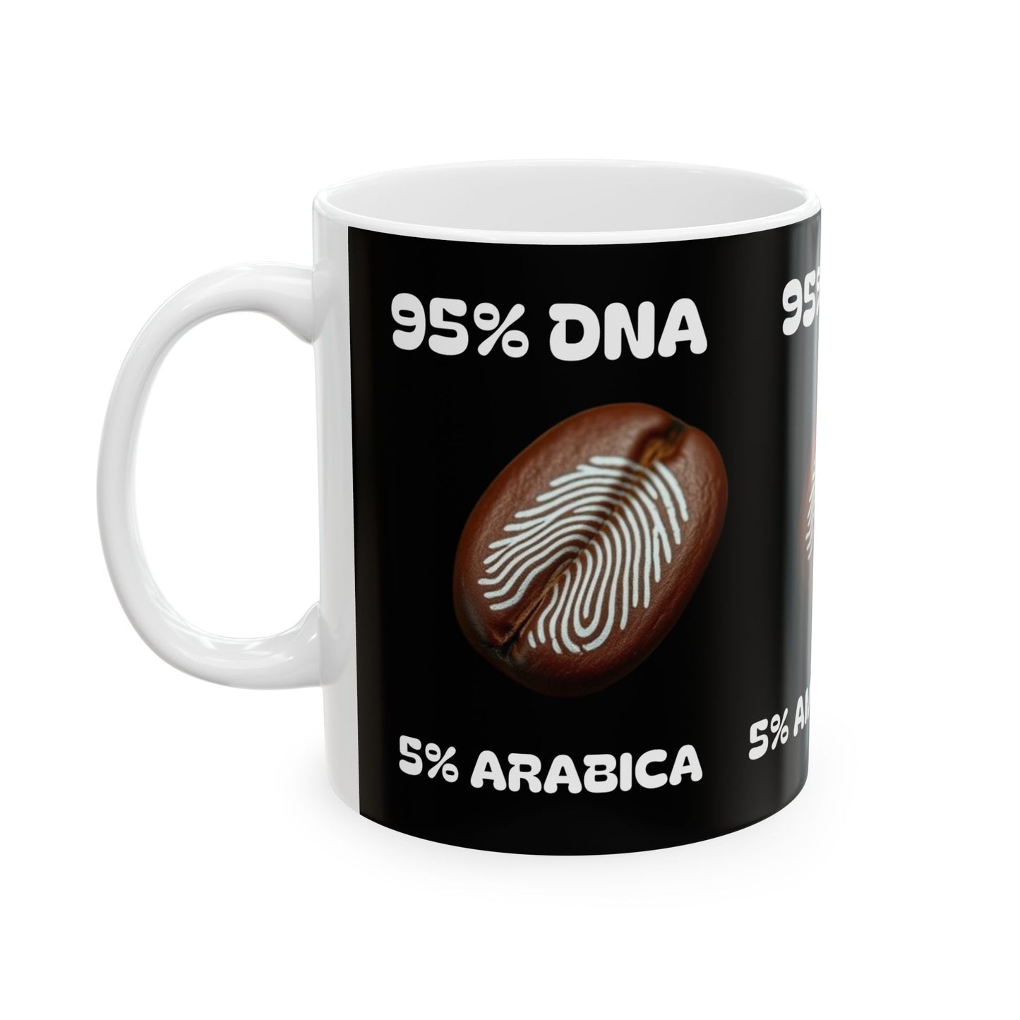 95% DNA Ceramic Mug, (11oz, 15oz)