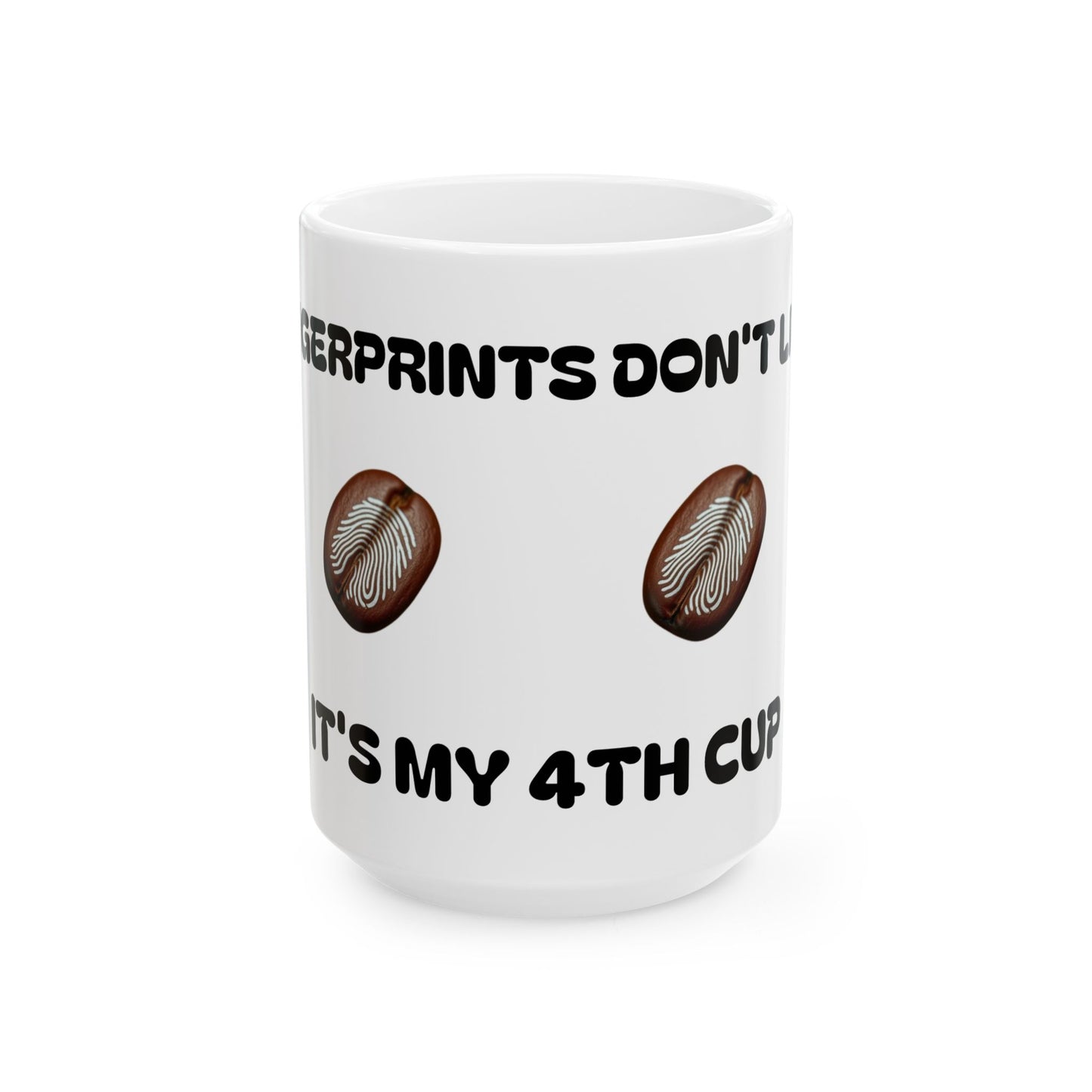 Fingerprits Don't Lie Fingerprints Ceramic Mug, (11oz, 15oz)