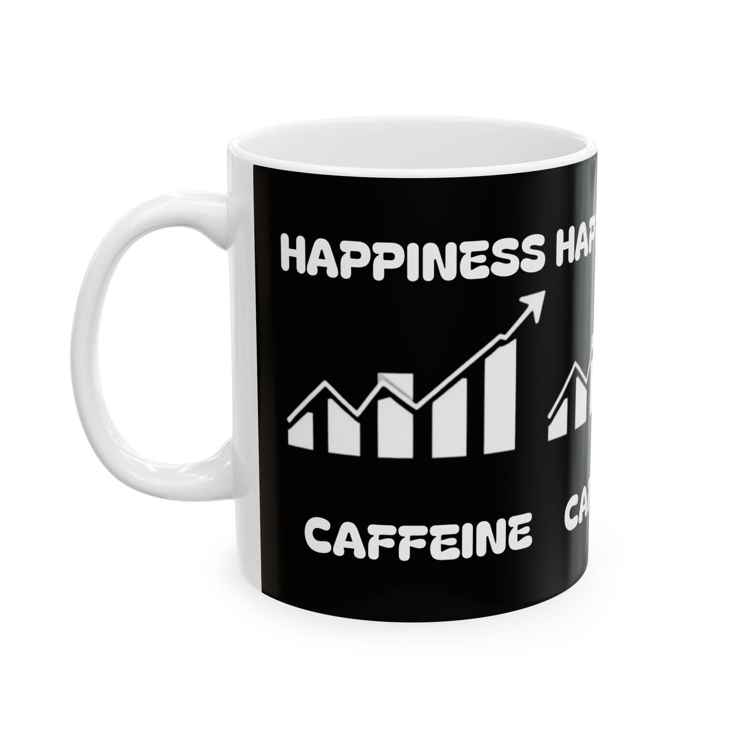 Happiness Ceramic Mug, (11oz)