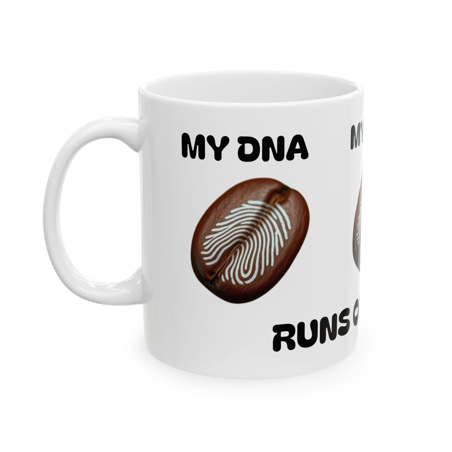 My DNA Fingerprints Ceramic Mug, (11oz, 15oz)