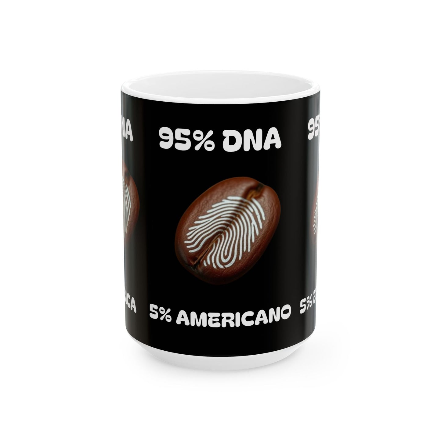 95% DNA Ceramic Mug, (11oz, 15oz)
